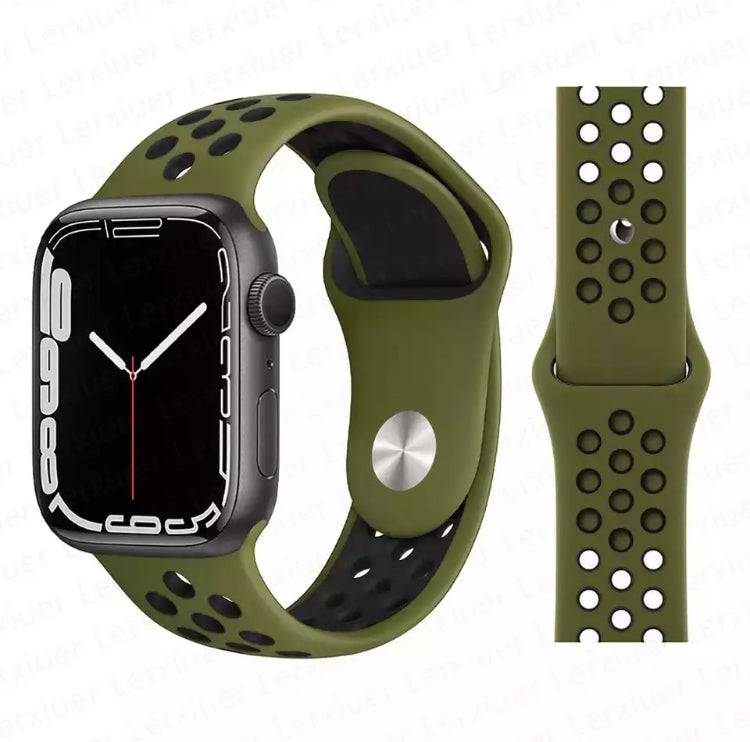 Signature Nike Apple Watch Silicone Sport Bands with Breathable Linings- for Selected Apple Watch 40mm Size - Super Savings Technologies Co.,LTD Signature Nike Apple Watch Silicone Sport Bands with Breathable Linings- for Selected Apple Watch 40mm Size - Super Savings Technologies Co.,LTD